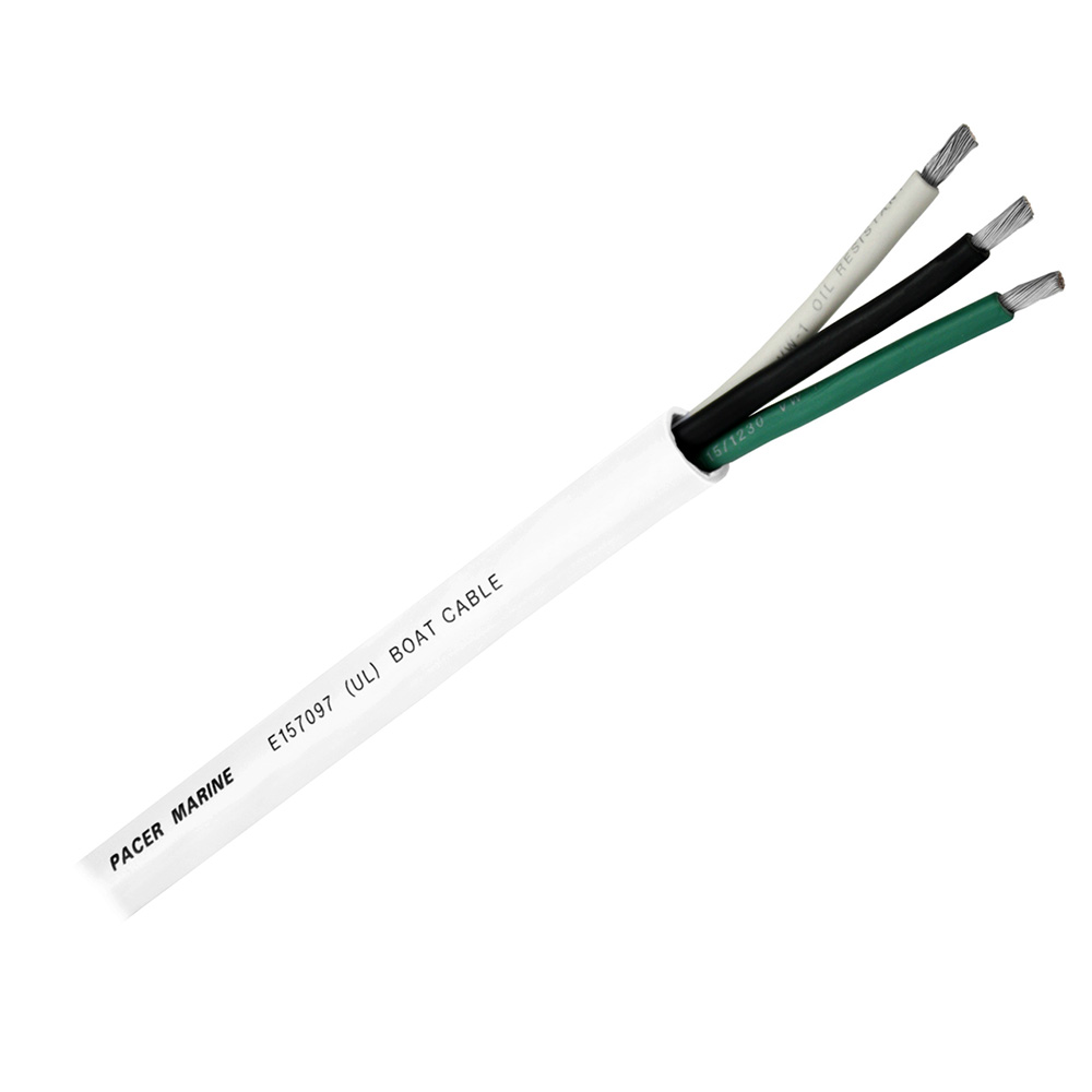PACER ROUND 3 CONDUCTOR CABLE 250' 12/3 BLACK, GREEN, WHITE