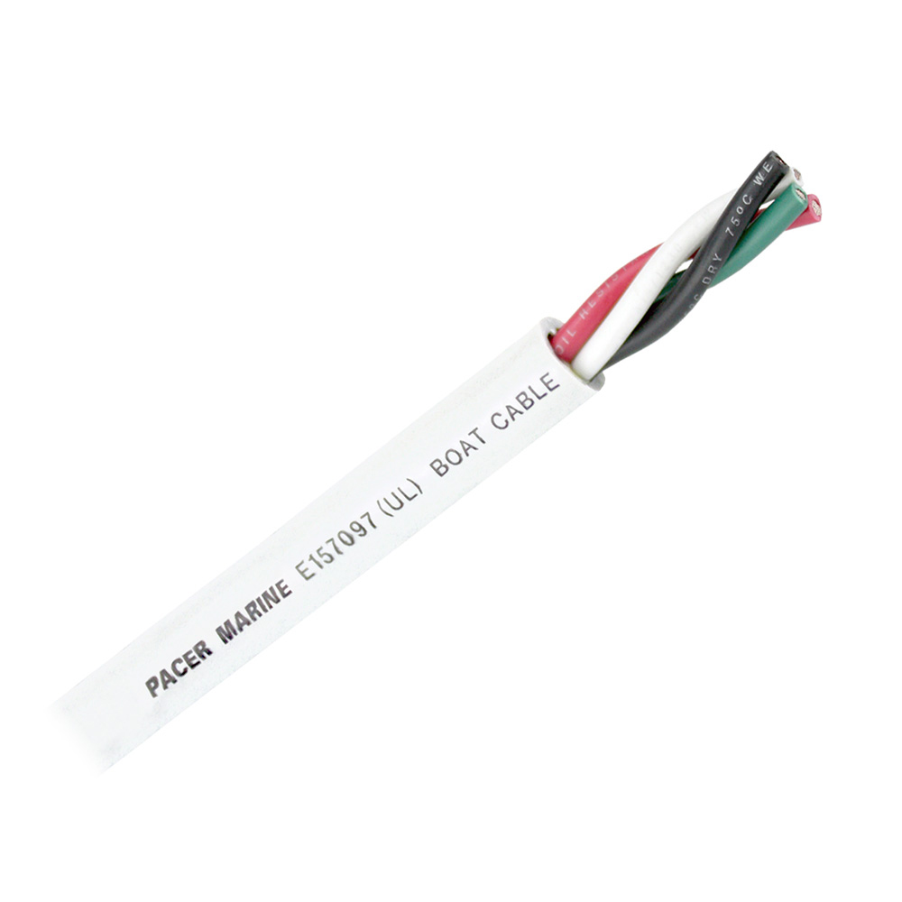 PACER ROUND 4 CONDUCTOR CABLE 250' 16/4 BLACK, GREEN, RED