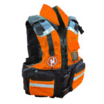 FIRST WATCH AV-800 4 POCKET VEST HI-VIS ORANGE/BLACK S/M