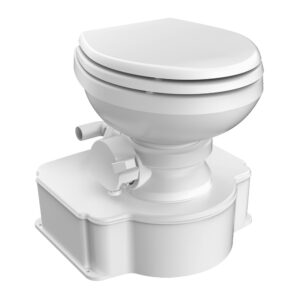 DOMETIC M65 MARINE GRAVITY TOILET-WHITE - ELONGATED SEAT