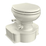 DOMETIC M65 MARINE GRAVITY TOILET- BONE- ELONGATED SEAT