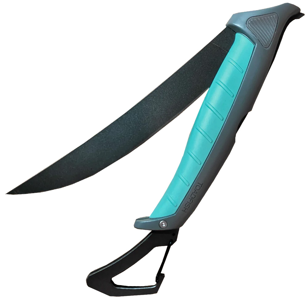 TOADFISH STOWAWAY FOLDING  FILET KNIFE W/ BUILT IN