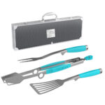 TOADFISH ULTIMATE GRILL SET W/ CARRYING CASE - TONGS, SPATULA