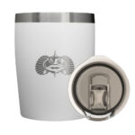 TOADFISH NON-TIPPING 10OZ ROCKS TUMBLER - WHITE