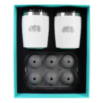 TOADFISH NON-TIPPING 10OZ WHITE ROCKS TUMBLERS KIT W/
