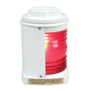 PERKO WHITE PLASTIC RED SIDE LIGHT