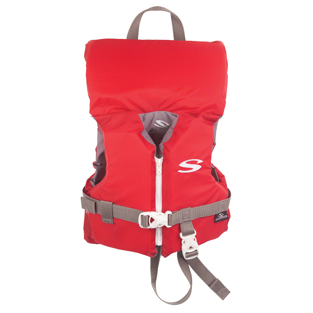 STEARNS CLASSIC INFANT LIFE JACKET RED UP TO 30LBS