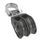 BARTON MARINE SIZE 2 DOUBLE STANCHION LEAD BLOCK