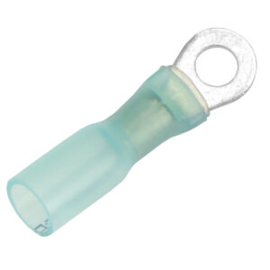 PACER 16-14 #8 HEAT SHRINK RING TERMINAL 25 PC