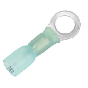 PACER 16-14 1/4" HEAT SHRINK  RING TERMINAL 25 PC