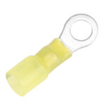 PACER 12-10 1/4" HEAT SHRINK RING TERMINAL 100 PC