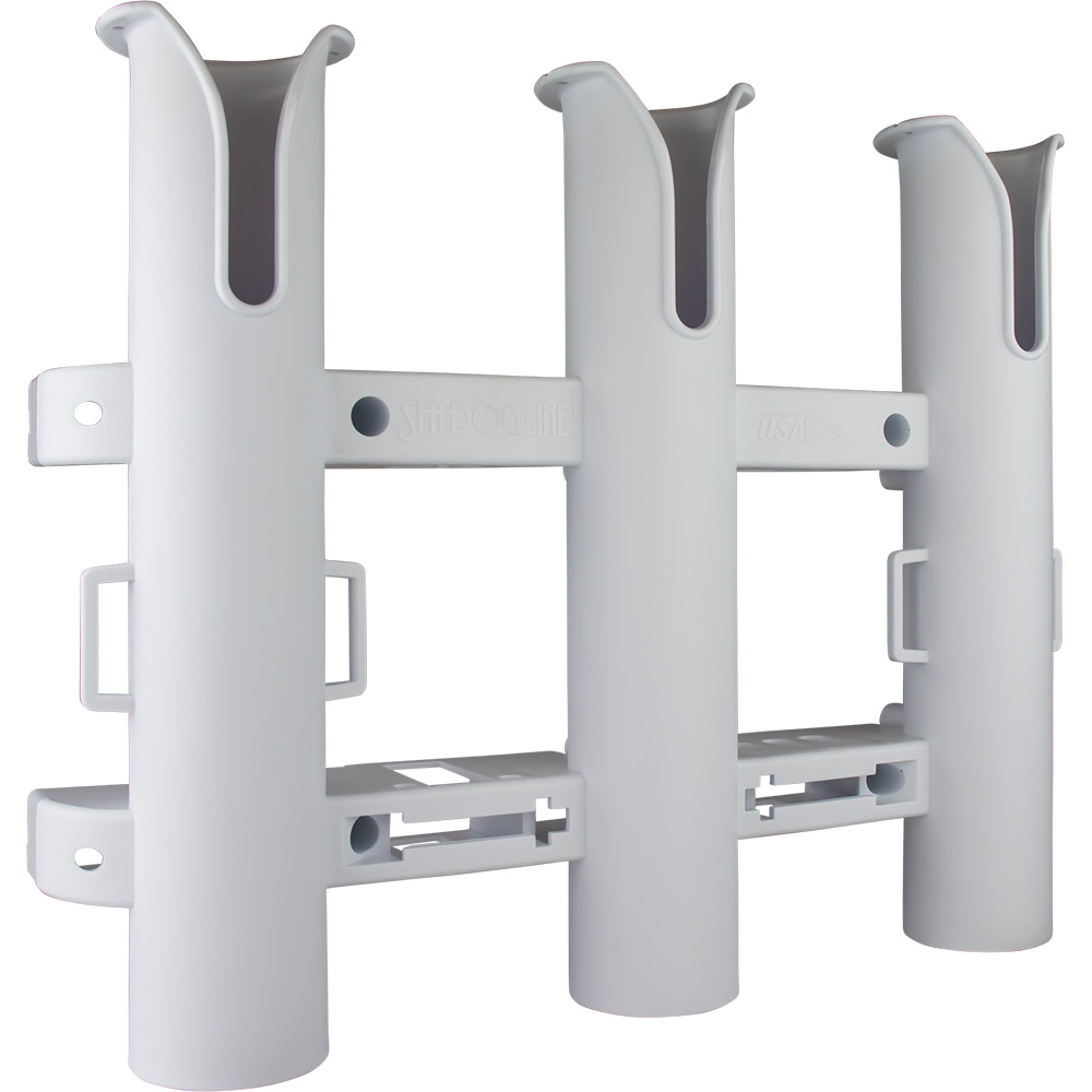 SEA-DOG TRIPLE THREAT 3 POLE ROD HOLDER WHITE