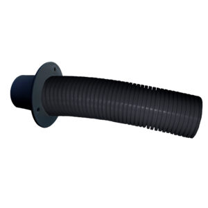 TRIDENT 10' STERN FLEX HOSE W/ TRANSOM FLANGE