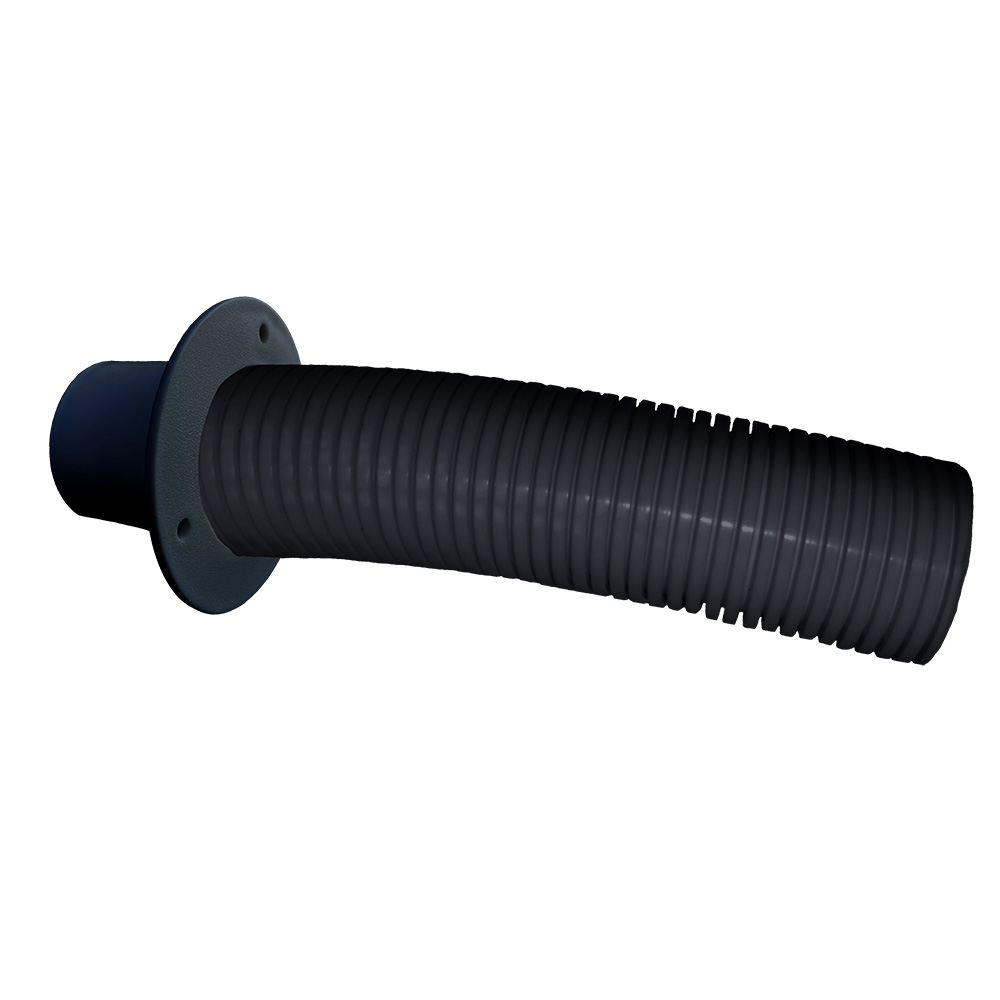 TRIDENT 4' STERN FLEX HOSE W/ TRANSOM FLANGE