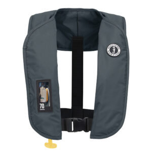MUSTANG MIT 70 MANUAL  INFLATABLE PFD ADMIRAL GRAY