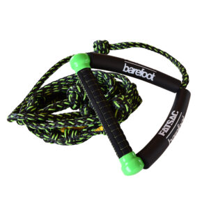 FATSAC 25" WAKESURF ROPE & HANDLE COMBO - GREEN & BLACK