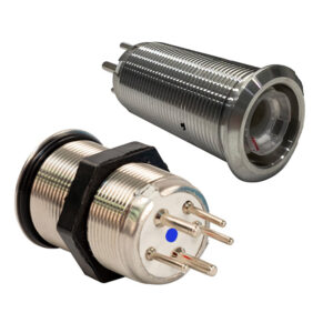 BLUEWATER 22MM IN RUSH PUSH BUTTON SWITCH OFF/ON/ON -