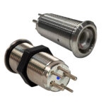 BLUEWATER 19MM IN RUSH PUSH BUTTON SWITCH OFF/ON/ON -