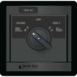 BLUE SEA 1481 360 PANEL ROTARY SWITCH 2 POSITIONS + OFF 30A