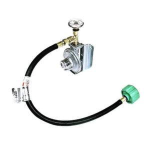 TRIDENT SINGLE STAGE REGULATOR W/ 300 PSI GAUGE AND 20"