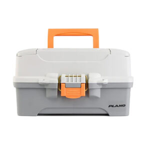 PLANO 2 TRAY TACKLE BOX LIGHT GREY/DARK GREY