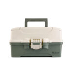 PLANO 2 TRAY TACKLE BOX GREEN/TAN