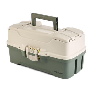 PLANO 3 TRAY TACKLE BOX GREEN/TAN
