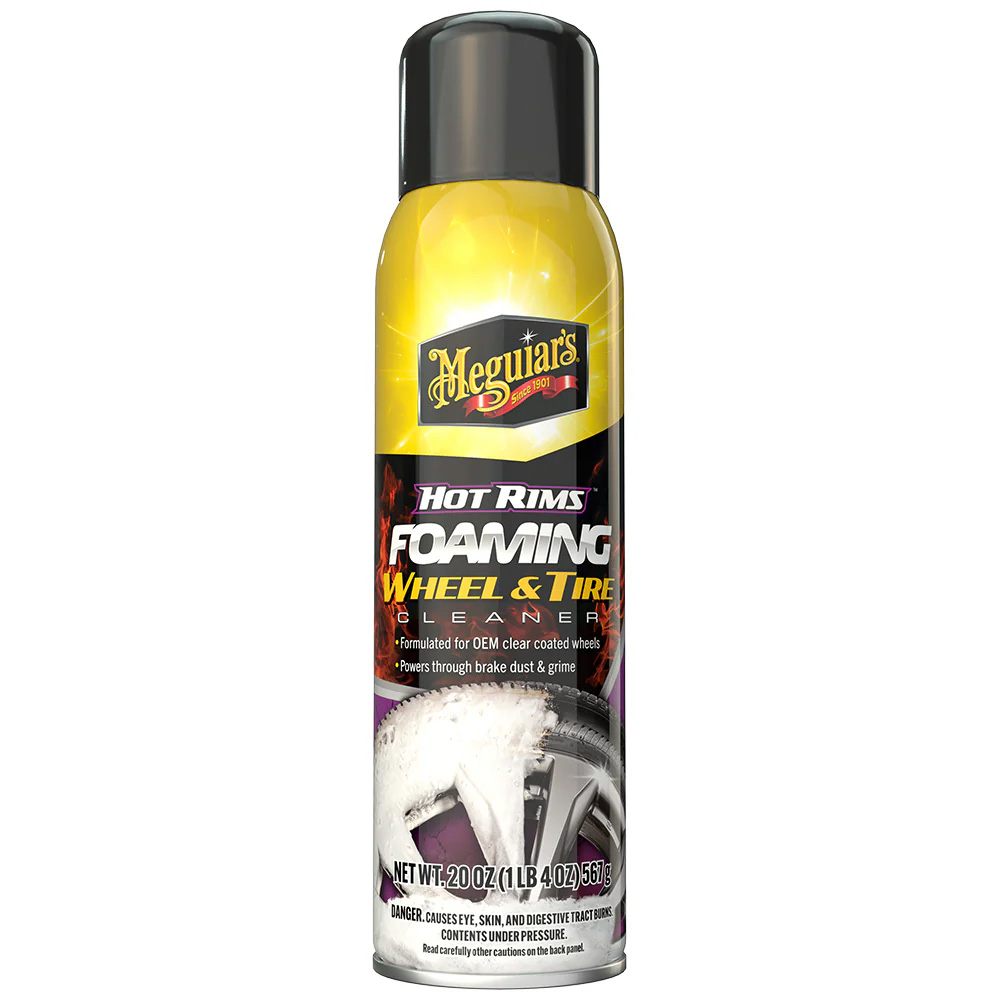 MEGUIAR'S HOT RIMS FOAMING WHEEL & TIRE CLEANER