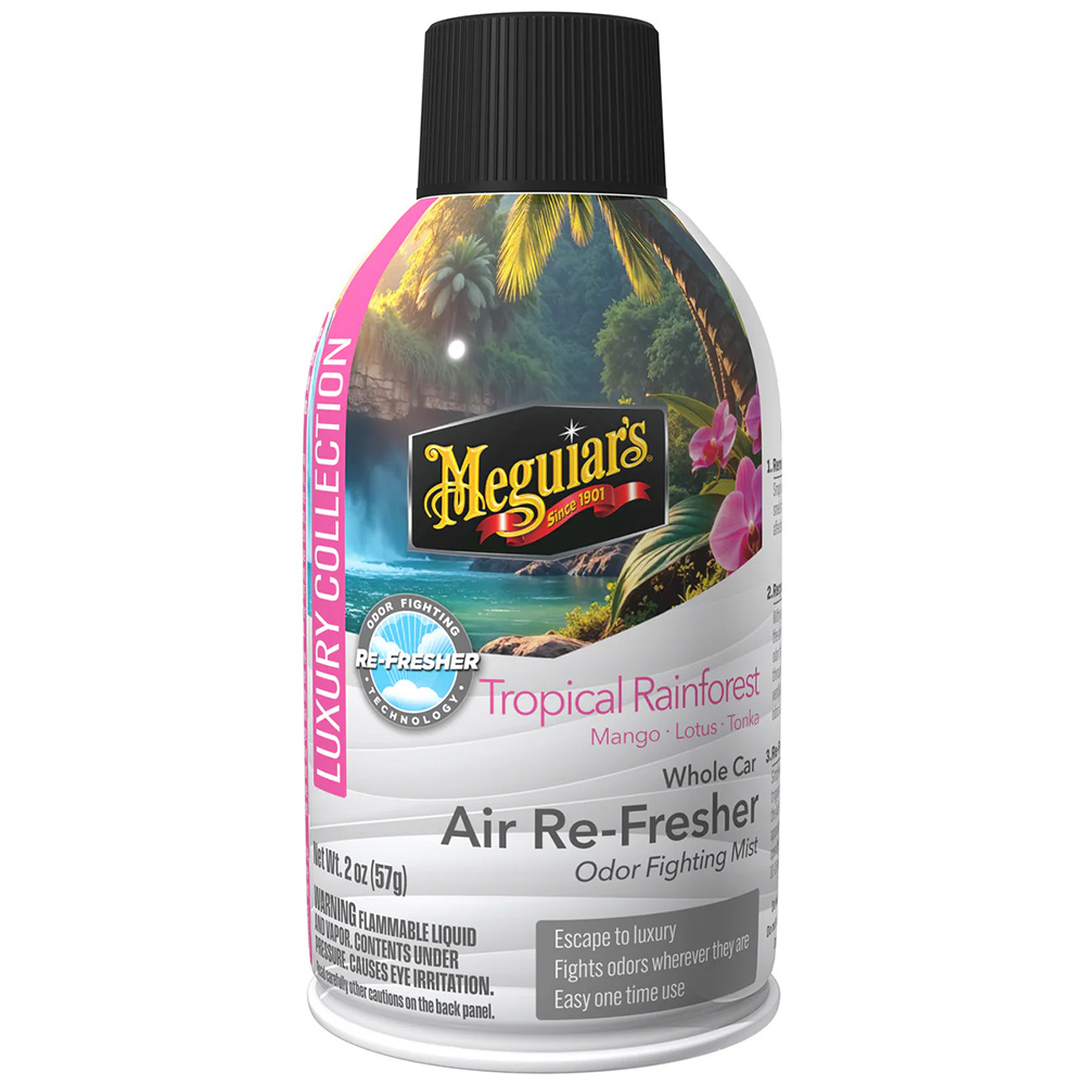 MEGUIAR'S TROPICAL RAINFOREST AIR-REFRESHER AEROSOL 2OZ