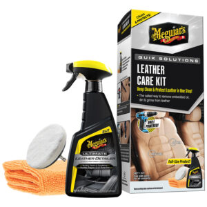 MEGUIAR'S QUIK SOLUTIONS-  LEATHER CARE KIT