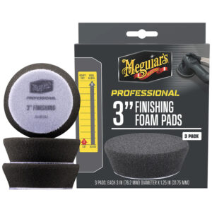 MEGUIAR'S PROFESSIONAL 3"  FOAM FINISHING PADS 3 PACK