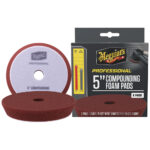 MEGUIAR'S PROFESSIONAL 5"  FOAM COMPOUND PADS 2 PACK