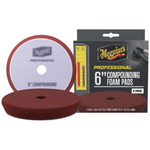 MEGUIAR'S PROFESSIONAL 6" COMPOUND FOAM PADS 2 PACK