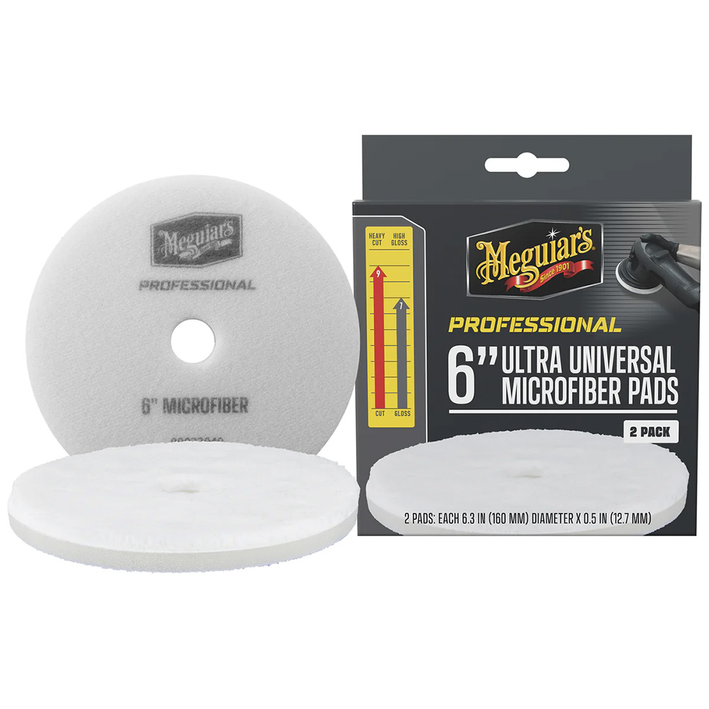 MEGUIAR'S PROFESSIONAL 6" ULTRA UNIVERSAL MICROFIBER