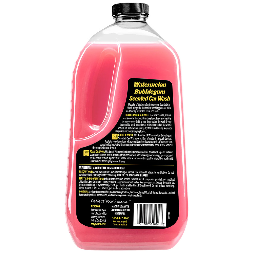 MEGUIAR'S WATERMELON BUBBLEGUM WASH 64OZ. - Image 2
