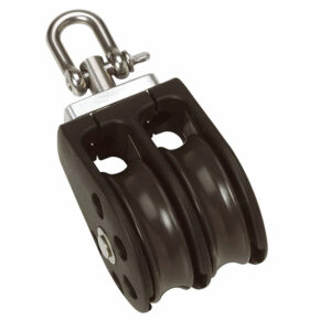BARTON PLAIN BEARING PULLEY BLOCK DOUBLE WITH SWIVEL