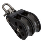 BARTON PLAIN BEARING PULLEY BLOCK DOUBLE WITH SWIVEL