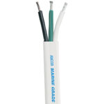 ANCOR WHITE TRIPLEX CABLE 12/3 WHITE, BLACK, GREEN