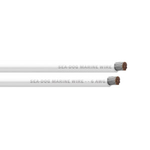 SEA DOG 6 AWG WHITE 50FT BATTERY CABLE
