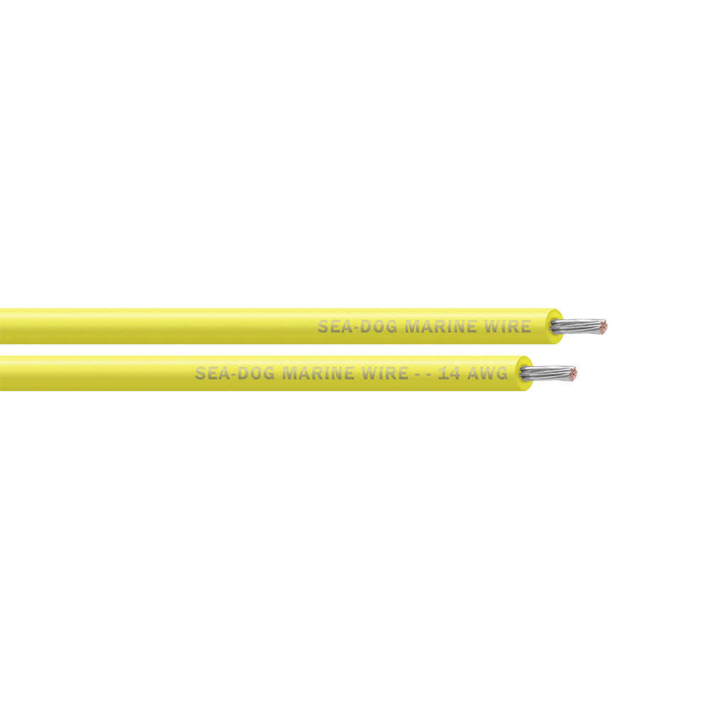 SEA DOG 14 AWG YELLOW 250FT PRIMARY WIRE