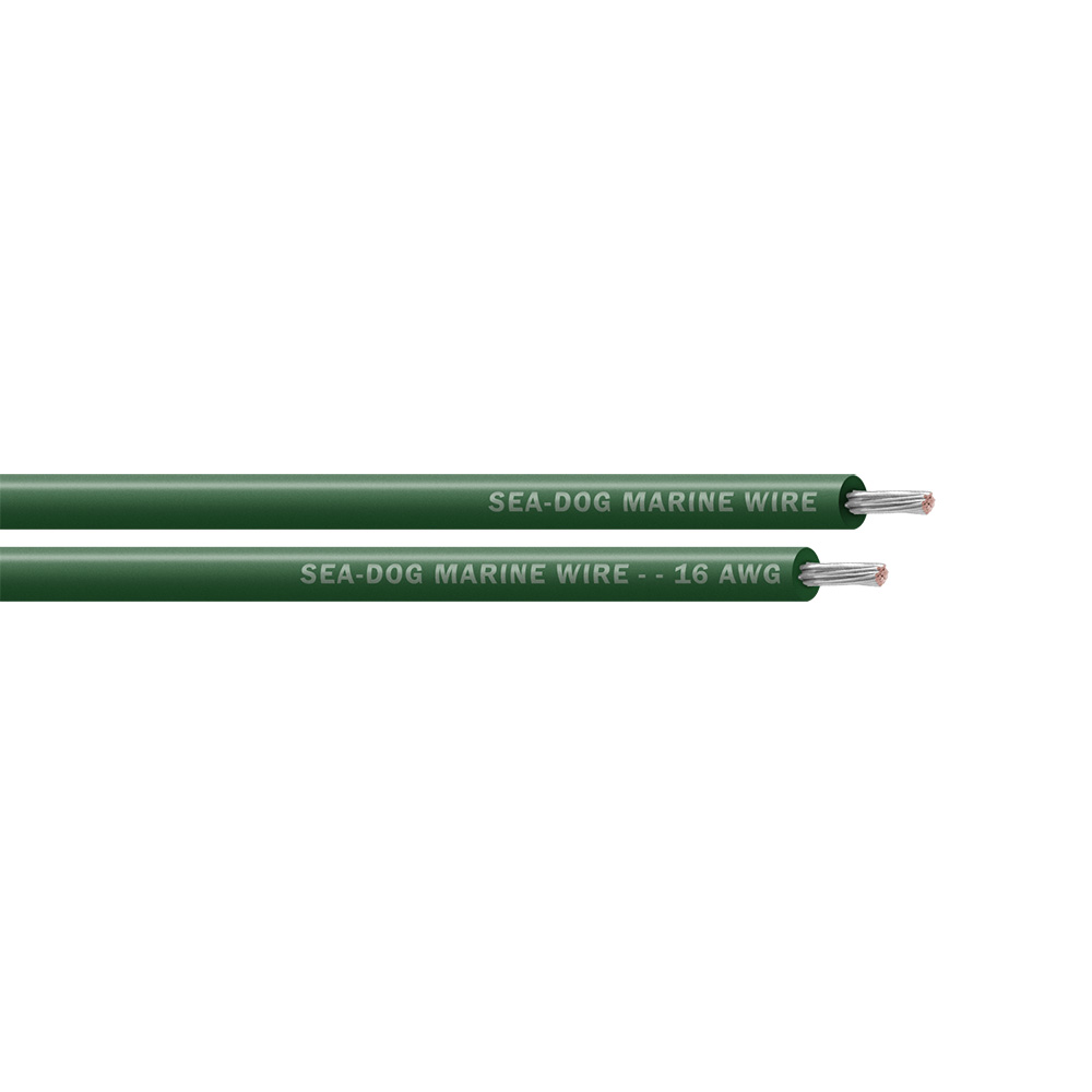 SEA DOG 16 AWG GREEN 25FT PRIMARY WIRE