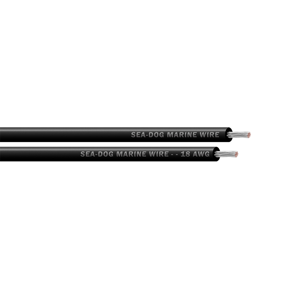 SEA DOG 18 AWG BLACK 100FT PRIMARY CABLE
