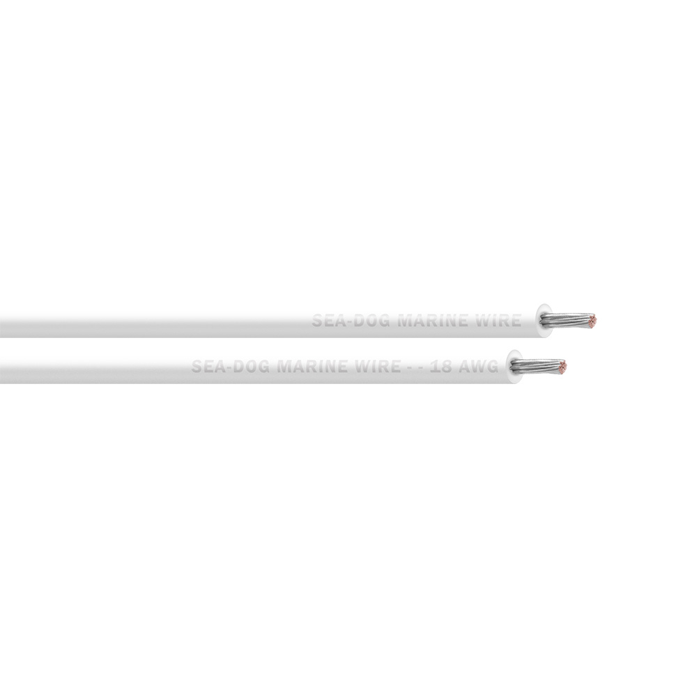 SEA DOG 18 AWG WHITE 250FT PRIMARY WIRE