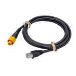 SIMRAD RJ45 MALE TO 5-PIN MALE ETHERNET ADAPTER - 6' (1.8M)