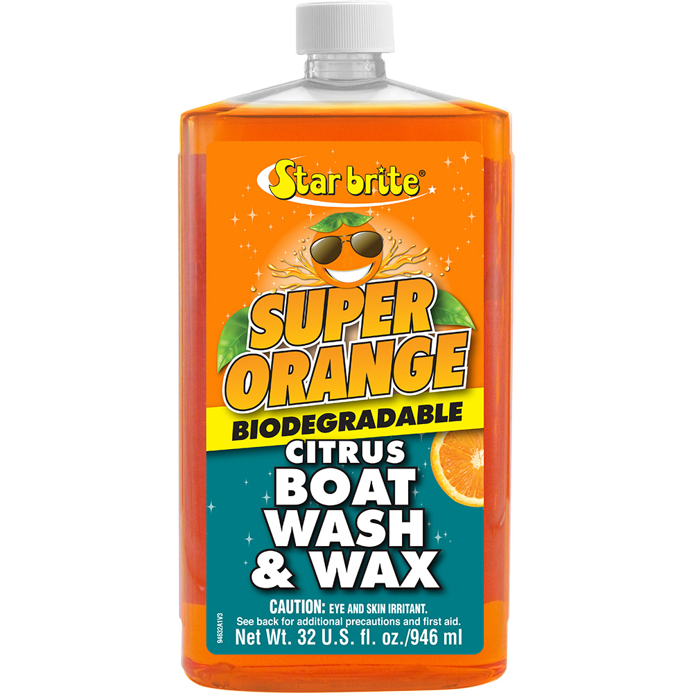 STAR BRITE SUPER ORANGE CITRUS BOAT WASH & WAX 32 OZ.