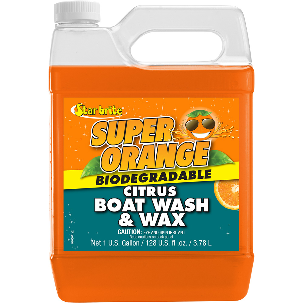 STAR BRITE SUPER ORANGE CITRUS BOAT WASH & WAX 1 GAL.