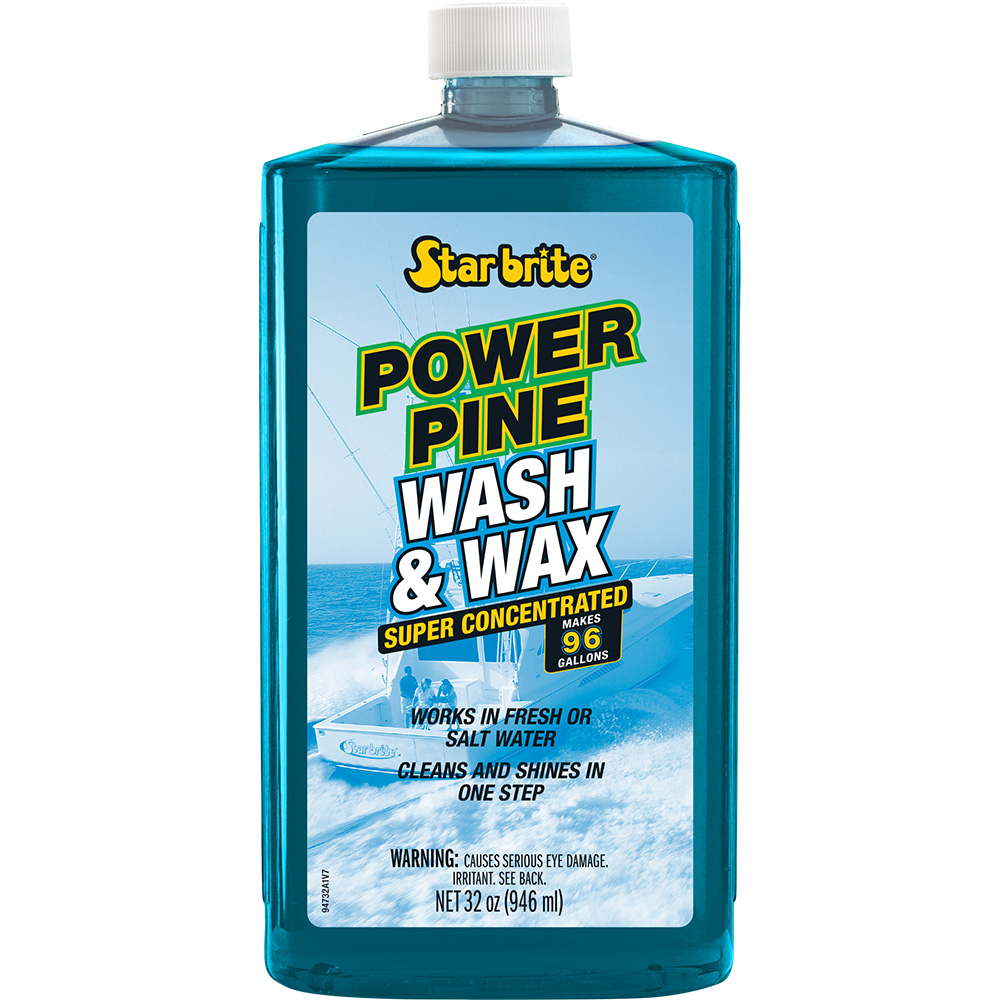 STAR BRITE POWER PINE WASH & WAX 32 OZ.