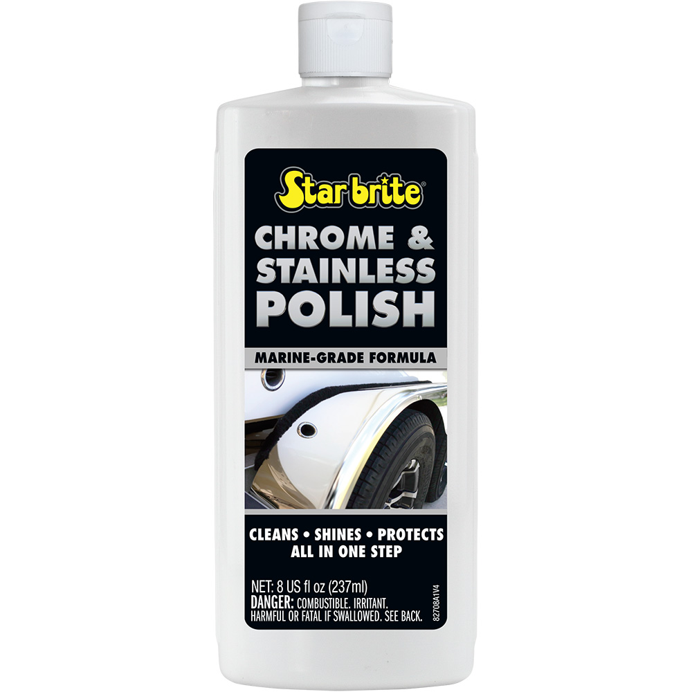 STAR BRITE CHROME & STAINLESS POLISH 8 OZ.