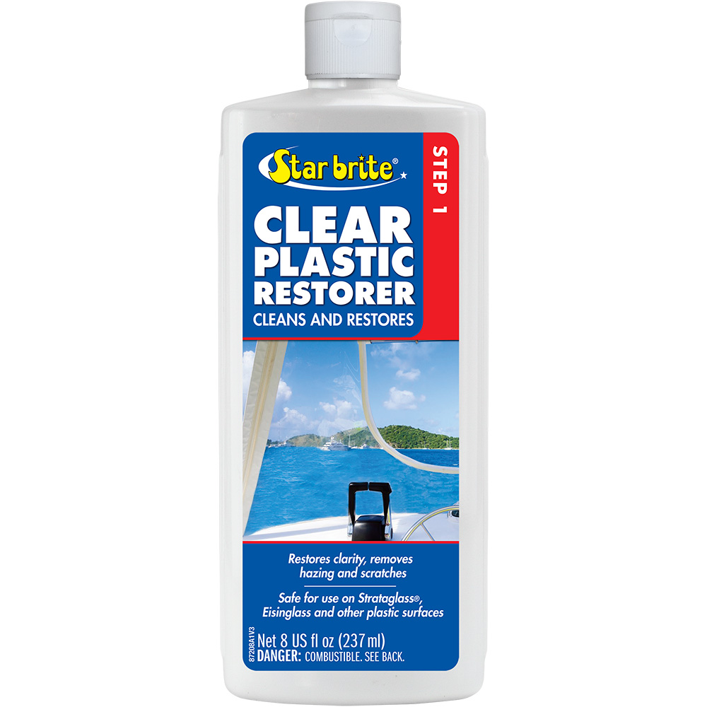 STAR BRITE CLEAR PLASTIC RESTORER 8 OZ.