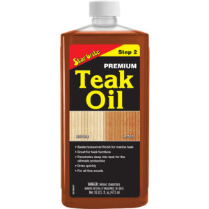 STAR BRITE PREMIUM GOLDEN TEAK OIL - STEP 3 16 OZ.